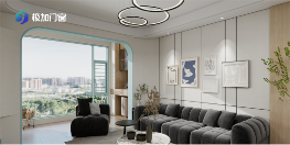 莫兰迪色系重塑家居美学,极简设计引领空间艺术变革(图5) 极加门窗:用莫兰迪色系重构空间美学,让家成为流动的艺术馆