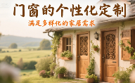 十大门窗品牌的个性化定制：满足多样化的家居需求